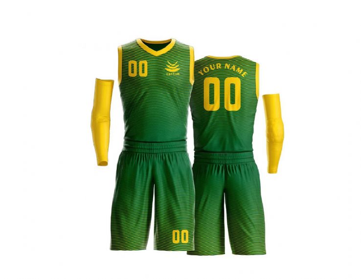 Uniformes de baloncesto reversibles sublimados oscuros