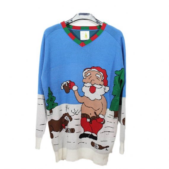 Drunk santa christmas on sale sweater