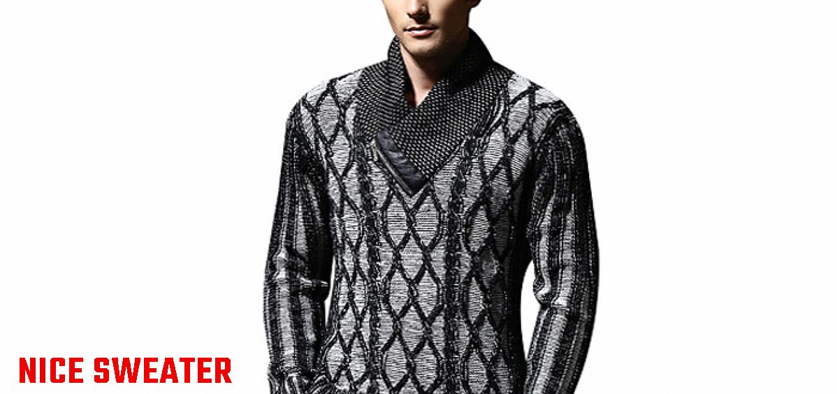 Long Sleeve Sweater , Men's 7 Gauge Zip Cable Sweater