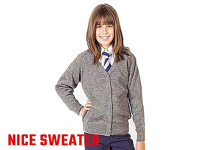 school uniform cardigan sweaters