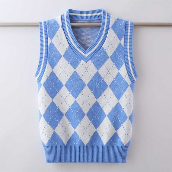 Stylish Sweater Vest Comfortable School Boys Uniform Pullover