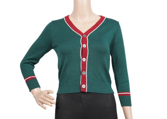 green school sweater