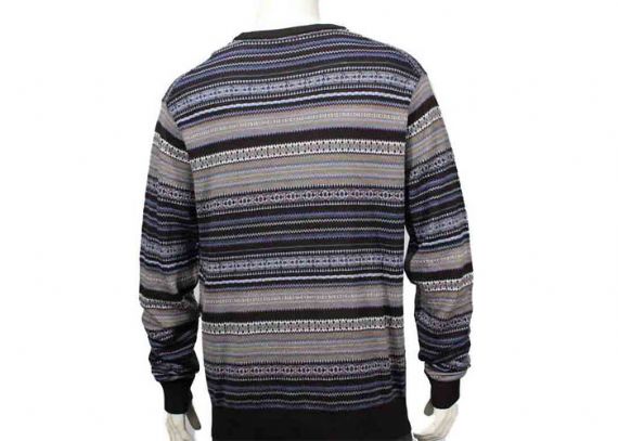 Jersey De Cuello Redondo Para Hombre, Suéter De Punto Jacquard Con